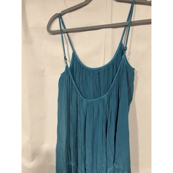 All Saints Women’s Amor Flowy Dress in Hawaiian Blue Size 6 - Picture 4 of 7